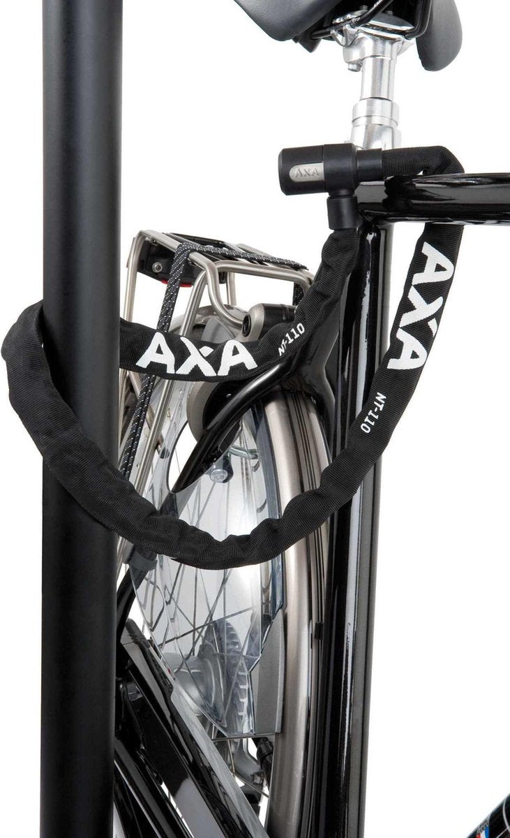 AXA Newton NT110/5.5 Cadenas pour vélo 110 cm Noir - Maillons en acier trempé