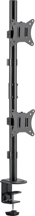 Support de moniteur 2 écrans l'un sur l'autre - bras de moniteur 2 écrans