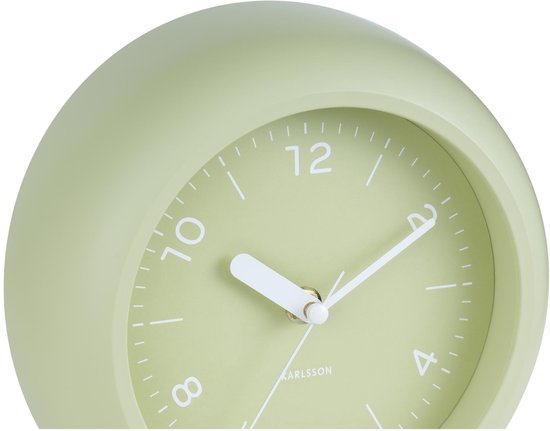 Horloge murale Karlsson Slope - Vert thé - Ø 20 cm - Horloge murale scandinave