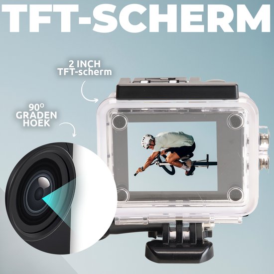 Denver Caméra d'action étanche - 5MP - HD - ACT324