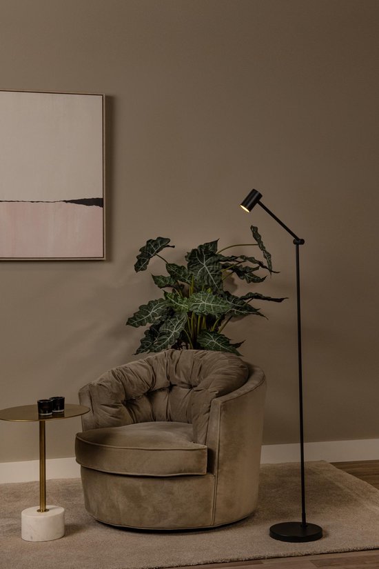 Lucide TIPIK - Lampadaire rechargeable - Batterie - LED à 3 niveaux de réglage de l'intensité - 1x3 W 2700 K - Noir