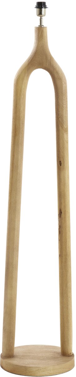 Light & Living Lampadaire Xitta Bois de manguier - 135cm - Naturel - Lampadaire d'intérieur - Raccord E27