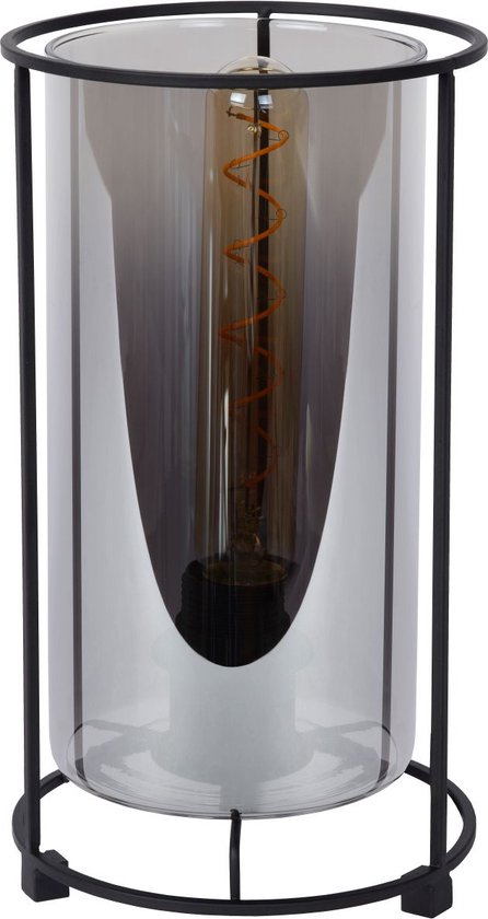 Lampe de table Lucide DOUNIA - Ø 15 cm - E27 - Noir