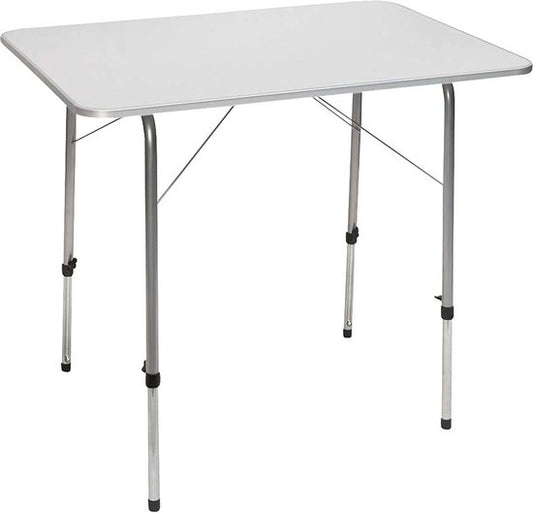 Bo-Camp - Table de camping - Hauteur réglable - 80 x 60 cm