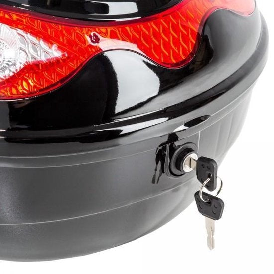 Tectake - valise moto, valise bagages, valise scooter 22 litres - 401630