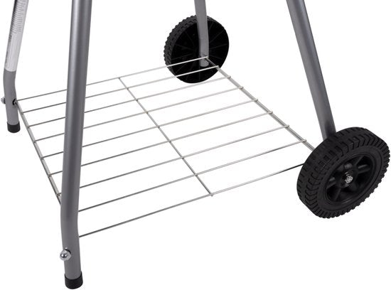 Barbecue Alpina - Barbecue sphérique - BBQ - avec couvercle - Ø 45 cm - Charbon de bois