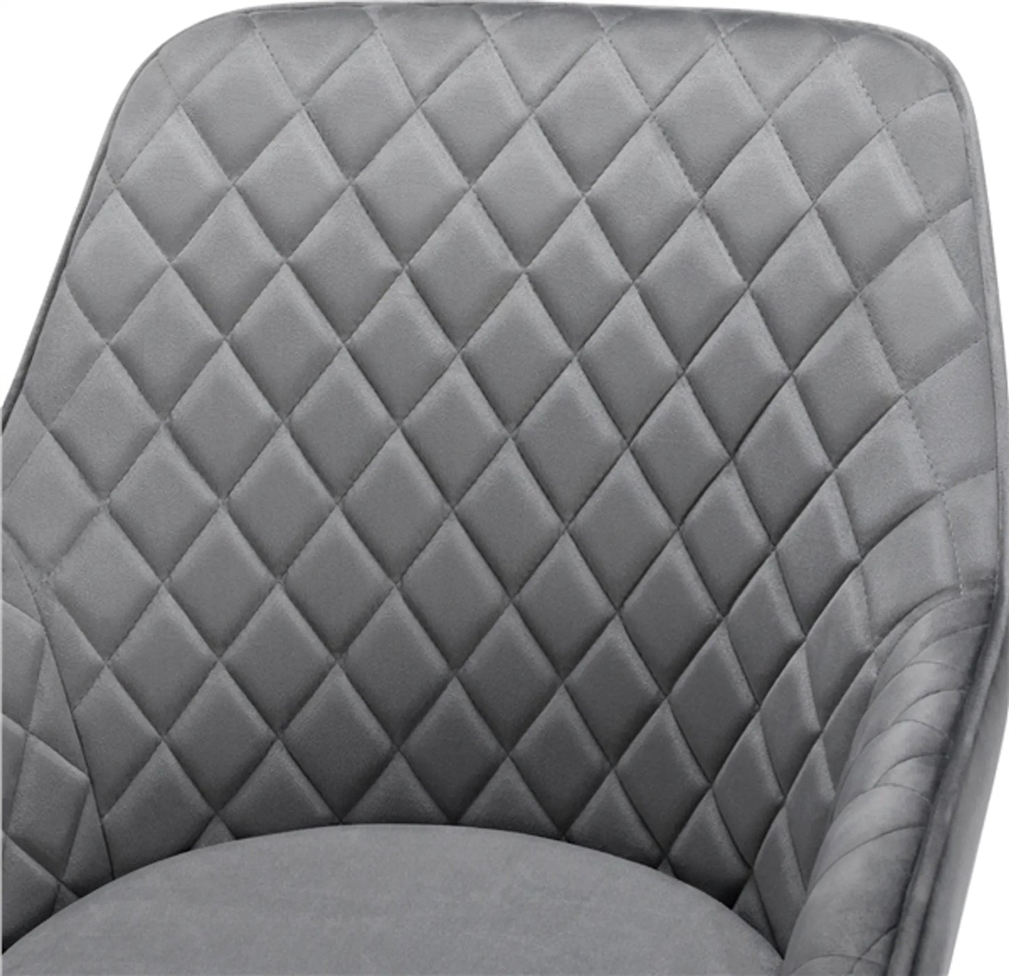 Yaheetech Lot de 2 chaises de salle à manger - Gris clair - Velours - Avec accoudoirs - 120 kg - 57,5 x 58 x 86,5 cm