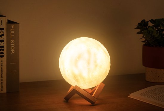 Vlectro Moon Sleep - 16 Couleurs - Dimmable/Sans fil - 22x22x22cm