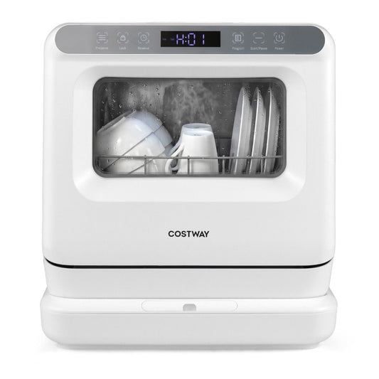 Lave-vaisselle Coast Mini - modèle de table portable - 6 programmes - réservoir d'eau de 8,25 litres - blanc