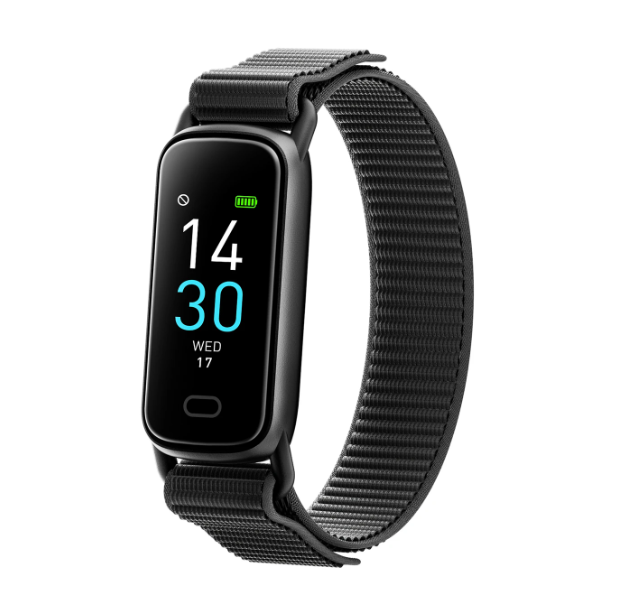 Montre connectée Fittek GTL1 - Noire - Suivi de la santé 24 h/24, 7 j/7 - Autonomie de 7 jours