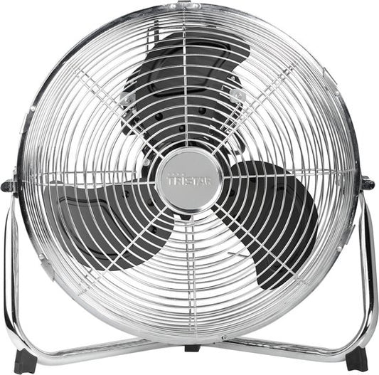 Ventilateur de sol Tristar 35 cm – Boîtier métallique – Ventilateur de type « box » – 3 vitesses – Oscillation à 85° – VE-5937