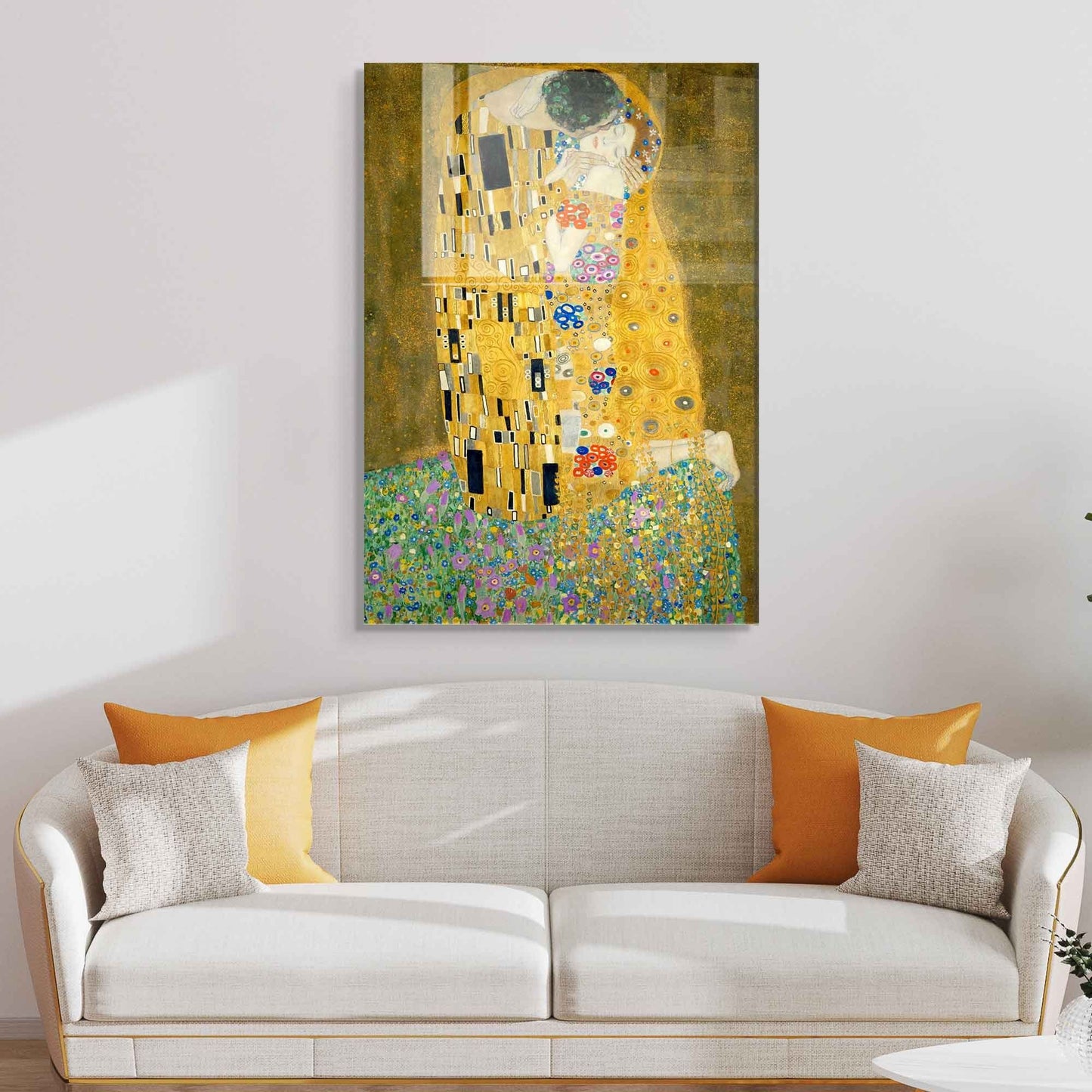 Bozeman Tableau décoratif en verre trempé - 50 x 70 cm - Multicolore