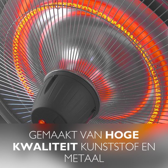 Chauffage pour tente de fête Eurom 1502 - Acier inoxydable - 1500 W