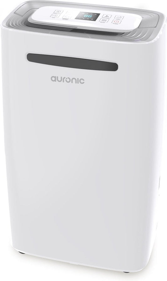 Déshumidificateur - Auronic - Électrique 23W - Salle de bain, Chambre, Salon - 25L - Blanc
