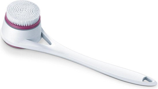 Brosse de bain électrique Beurer FC 25 – Brosse pour le dos – Brosse pour le corps – Appareil de massage – Brosse pour la peau avec poignée – Brosse exfoliante – 2 vitesses – Blanche – Garantie de 3 ans