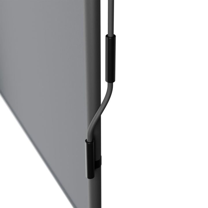 Juskys Vertical Balcony Screen 100x310 cm Grey - Protection solaire et visuelle hydrofuge et réglable en hauteur