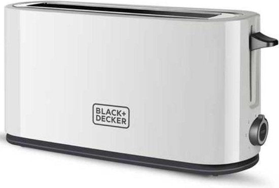 BLACK+DECKER Grille-pain BXTO1001E - Ouverture large - 7 niveaux de brunissement - 1000 watts