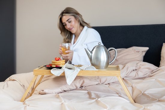 Vaja® Théière Valerie en acier inoxydable - Théière - Théière avec filtre - Théière - Théière à double paroi - Théière avec réchauffeur - Théière en acier inoxydable - 1,2 litre