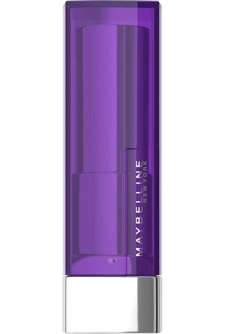 Rouge à lèvres Maybelline Color Sensational - 338 Midnight Plum - Violet foncé - Formule onctueuse au nectar de miel