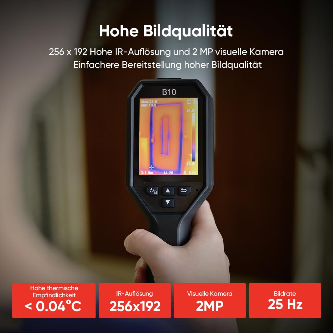Caméra thermique HIKMICRO B10 - Résolution IR de 256 x 192