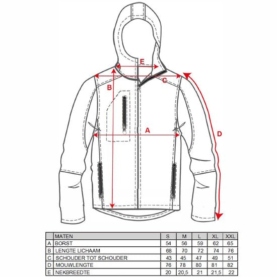 Cappuccino Italia - Veste Outdoor Hommes Veste Softshell à Capuche - Noir - Taille S