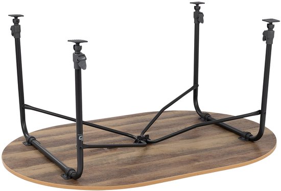 Bo-Camp - Table - Plume - Ovale - 130x90 cm