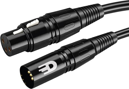 Câble XLR Drivv. Premium - Câble de microphone - Mâle vers femelle 3 broches - 1 mètre