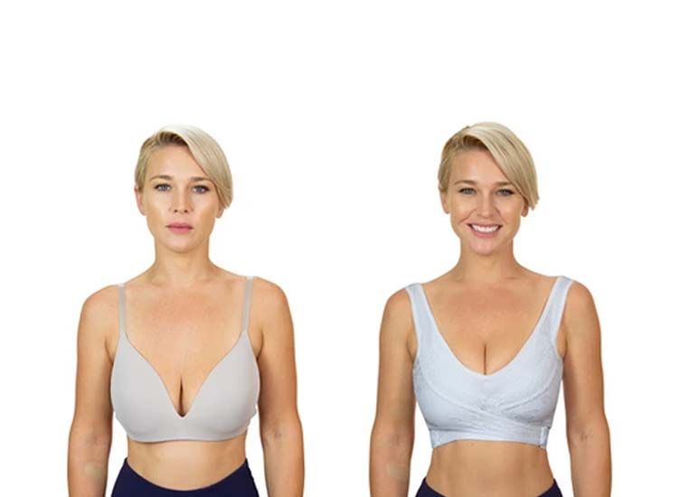 Comfortisse Soutien-gorge push-up - S (70-74 cm) - 3 pièces - Noir, Blanc & Beige