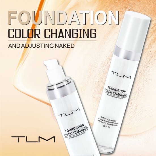 TLM Foundation® Colour Changing Foundation - Fond de teint coloré 2025