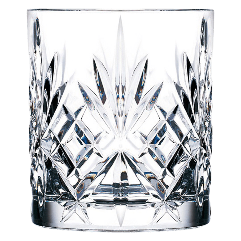 RCR Melodia 18-Piece Glass Set - Verres à vin 28 cl, Coupes à champagne 16 cl, Gobelets 32 cl - Verre en cristal