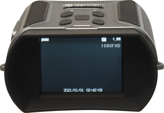 Caméra pour animaux sauvages - Denver - avec vision nocturne 12MP - Caméra pour animaux sauvages Full HD - Vidéo/Photo - Zoom 8x - Batterie rechargeable - NVI491