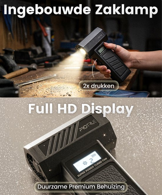 Aspirateur à main sans fil avec souffleur d'air 130 000 tr/min - Aspirateur de voiture sans fil - Aspirateur à main - Souffleur d'air à batterie - Air comprimé - Ventilateur turbo