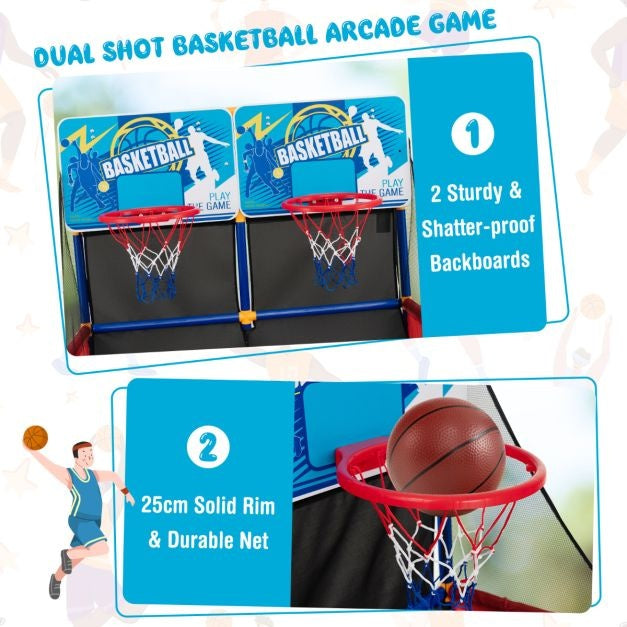 Coast Basketball set for kids - arcade - 2 joueurs - 90 x 90 x 140 cm