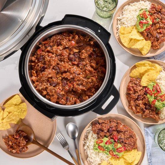Multicuiseur Instant Pot Rio 5,7 L - Autocuiseur 7-en-1 - Mijoteuse - Cuiseur vapeur - Yaourtière - Jusqu'à 6 portions - Diffusion de vapeur optimisée