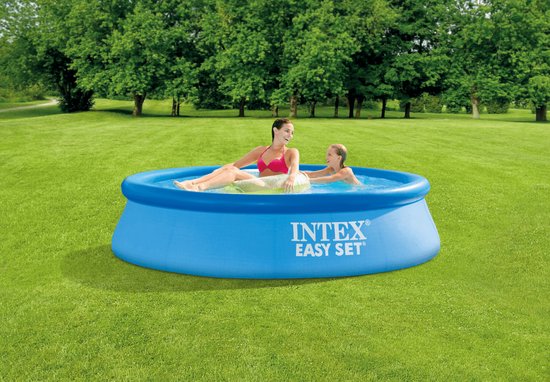 Piscine Intex Easy Set - Pompe de filtration incluse - Dimensions : 366 x 76 cm