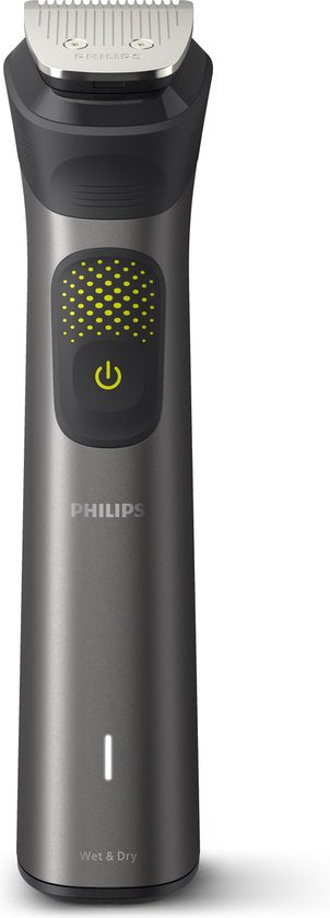 Philips All-in-One Série 9000 MG9540/15 - 13-en-1 - Multigroom - Tondeuse à barbe - Pour la barbe, le corps et les cheveux - avec OneBlade - Gris foncé