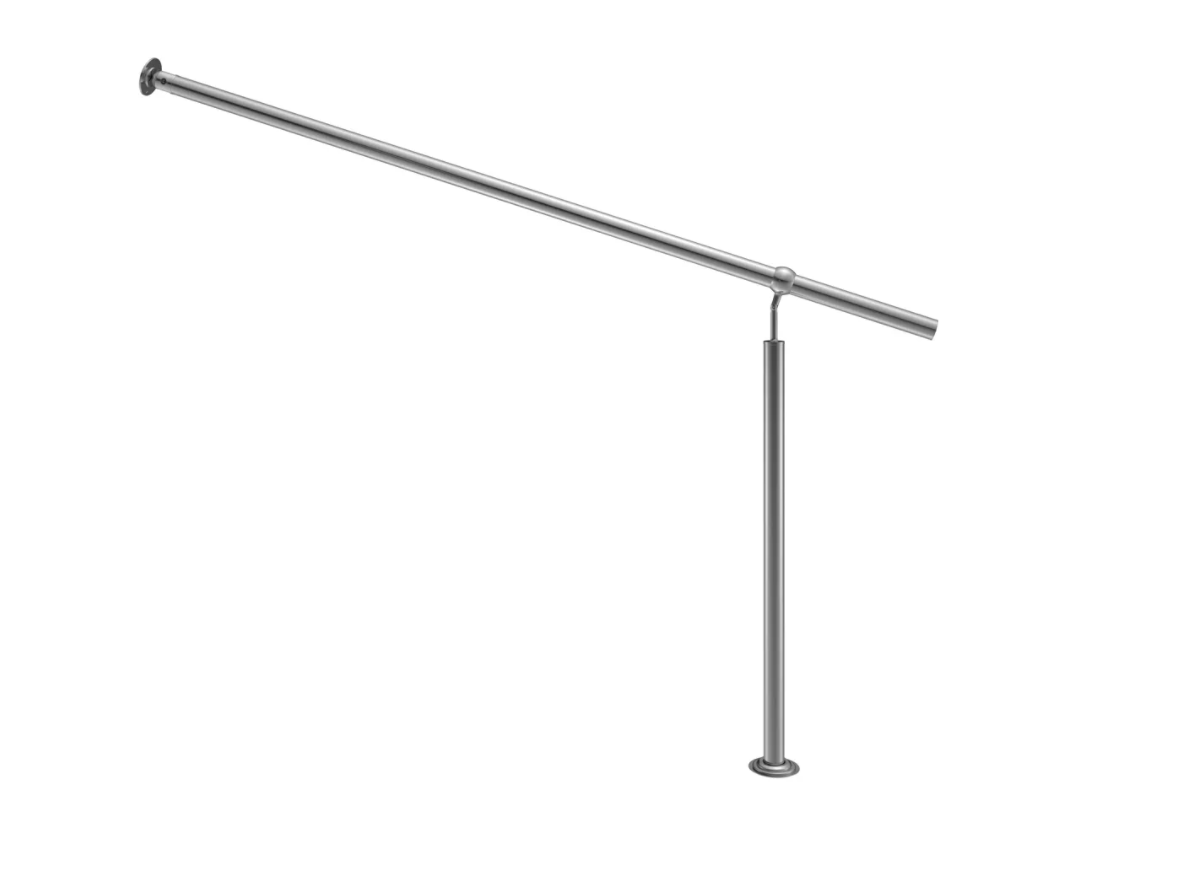 Monzana Portail d'entrée - Acier inoxydable - 160 cm