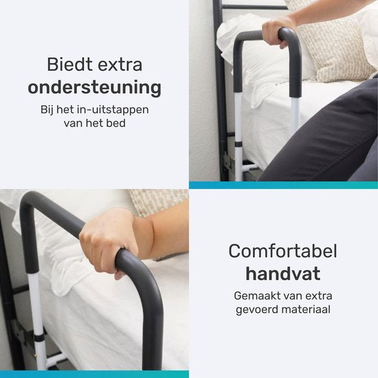 Support de lit - Jusqu'à 150KG - Support de lit - Perroquet - Personnes âgées - Aide à la sortie - Potence - Aides