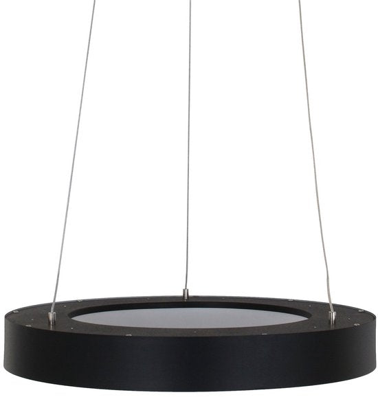 Suspension Steinhauer Ringlede - Ronde - Réglable - 48 cm - Noire