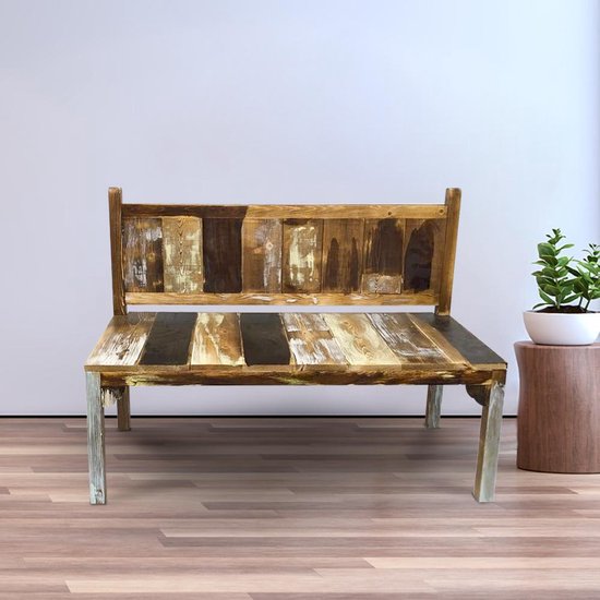 banc d'enfant jardin Scrapie recyclé scrapwood scrapwood design style 100 cm de large