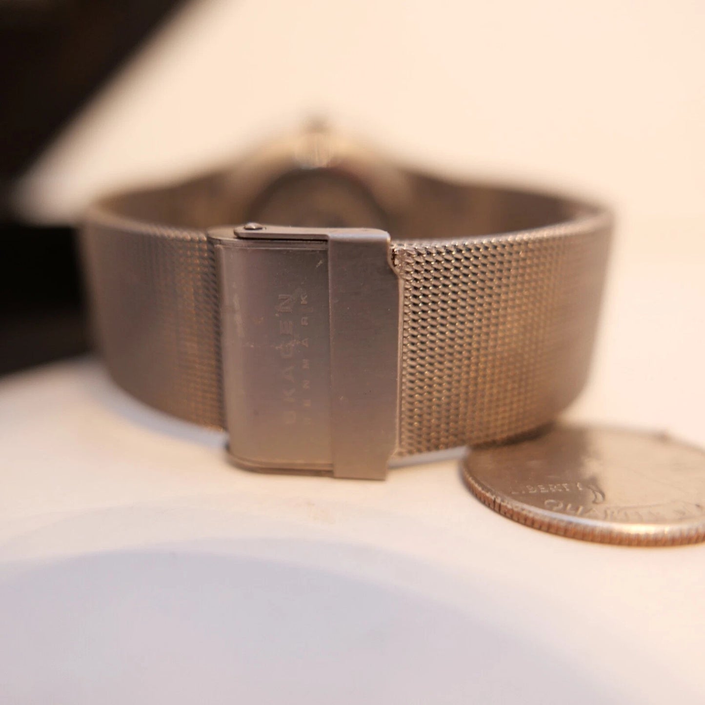 Montre pour homme Skagen Sundby - Ultra-fine - Titane - 34 mm - Gris