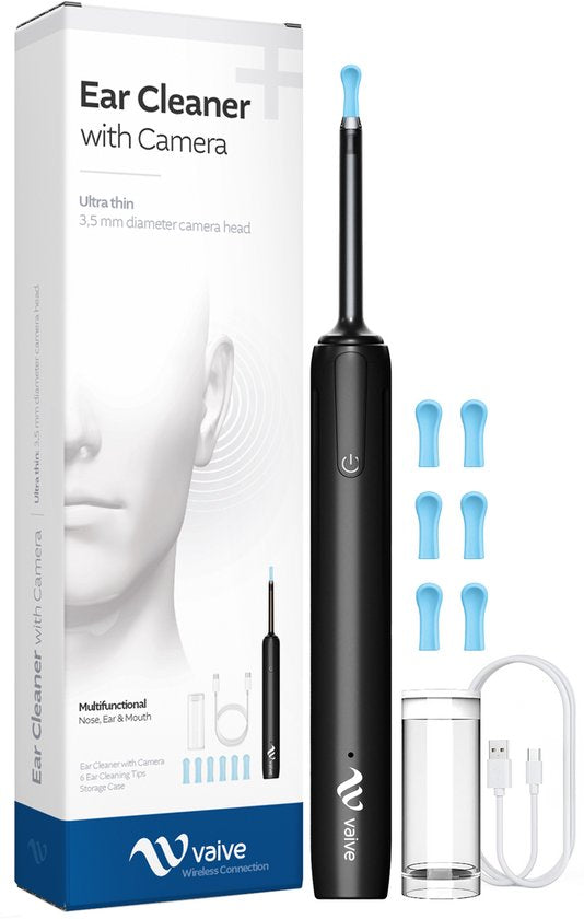 VAIVE Earwax Remover with Camera - Ear cleaner - Nettoyage des oreilles - Ear scoop