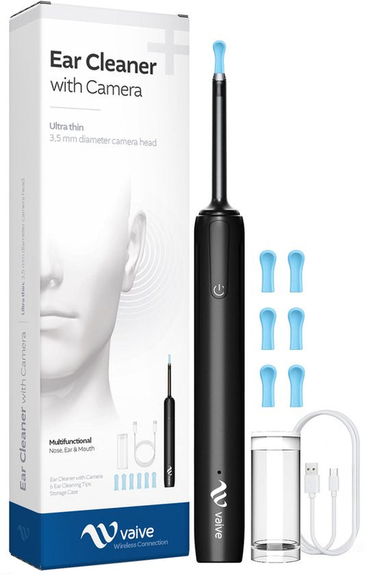 VAIVE Earwax Remover with Camera - Ear cleaner - Nettoyage des oreilles - Ear scoop