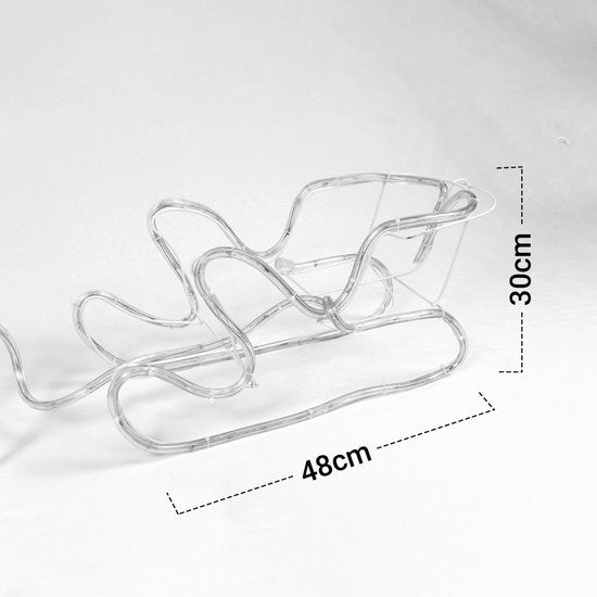 Westfalia Éclairage extérieur - Renne avec traîneau - Blanc chaud