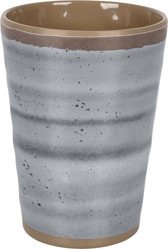 Bo-Camp - Tasse - Halo - Gris - Lot de 4