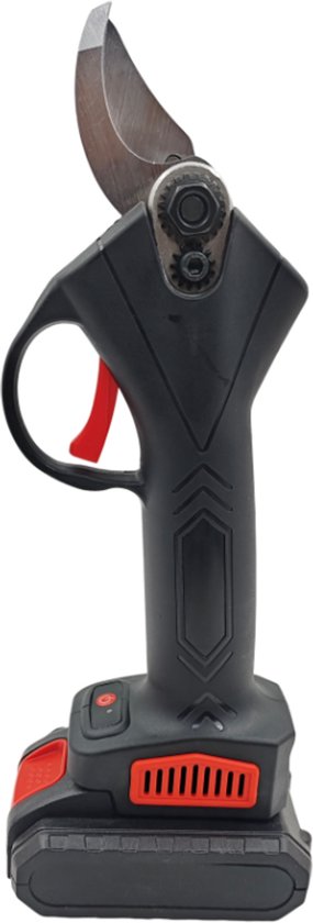 TOOLX Sécateur électrique - Elagueur - Sécateur de jardin - Diamètre de coupe 30mm - Livré avec un étui de rangement. Mallette de rangement et 2 piles