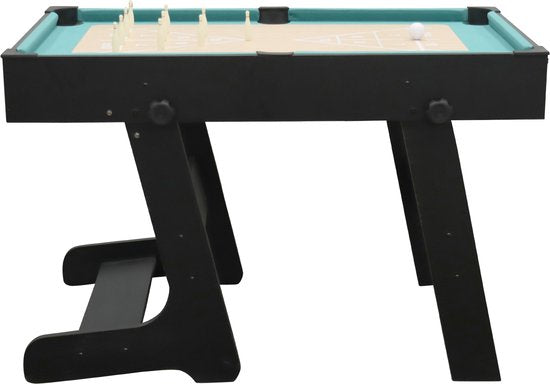 Table de jeux multifonctionnelle Cougar 16-en-1 – Table de jeux noire avec 16 jeux – Accessoires inclus – Pour enfants et adultes