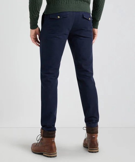 Pantalon chino McGregor en moleskine bleu foncé (navy) - Taille W 32 - L 34 - Homme