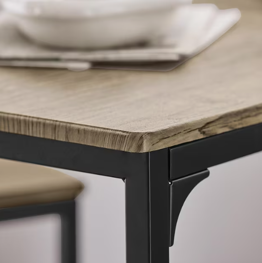 SoBuy Table bistro - Meubles bistro - Table de bar - 2 tabourets - 3 pièces - OGT03-N