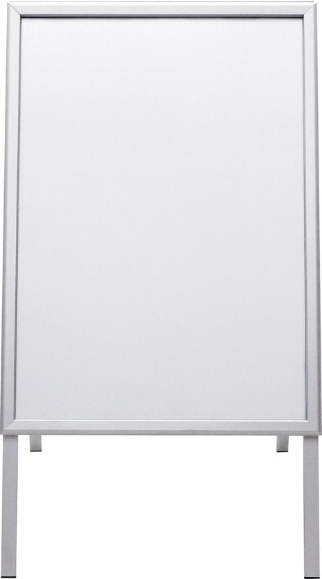 Panneau de trottoir Europel - Cadre à clipser format B1 - 70,7 x 100 cm - Cadre de 32 mm - Présentation recto-verso - Résistant à l'eau - Facile à ranger